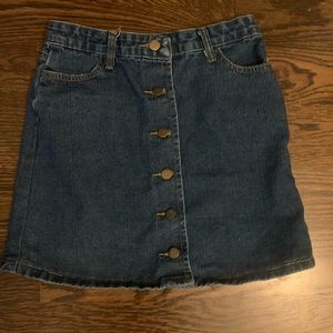 YBG jean skirt